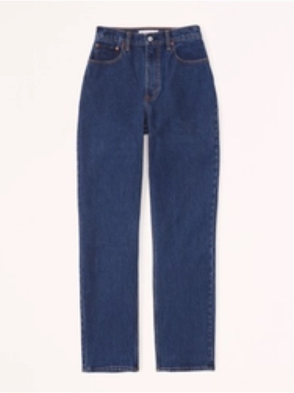 NEW Abercrombie & Fitch curve love ultra high rise 90s straight jean - 26 short